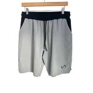 TLF Mens Redefine Impossible Athletic Training  Gym Workout Shorts In Light Gray